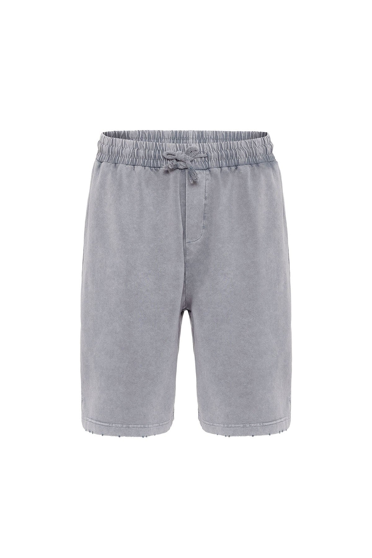 Basic Washed Oversized Shorts Set