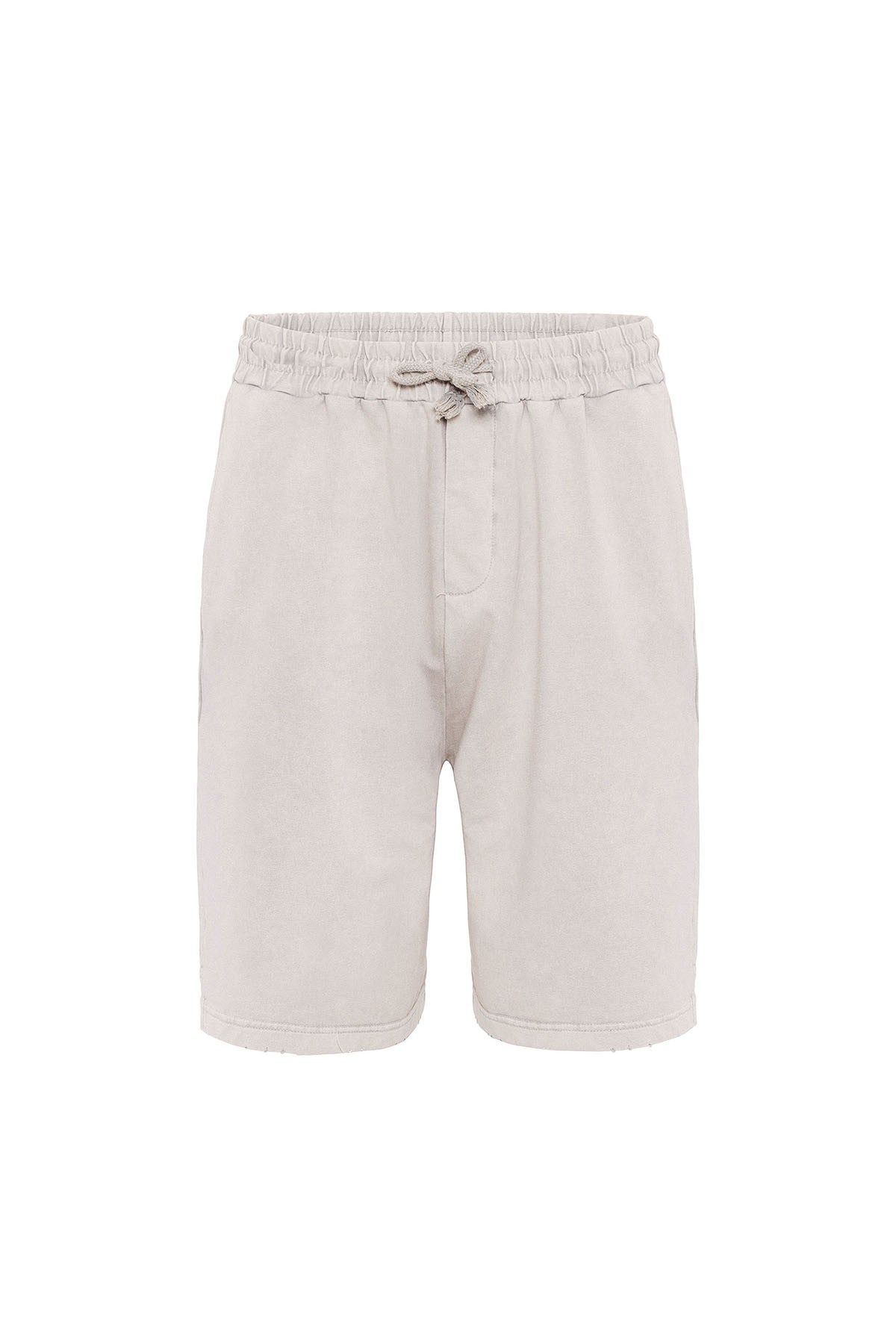 Basic Washed Oversized Shorts Set