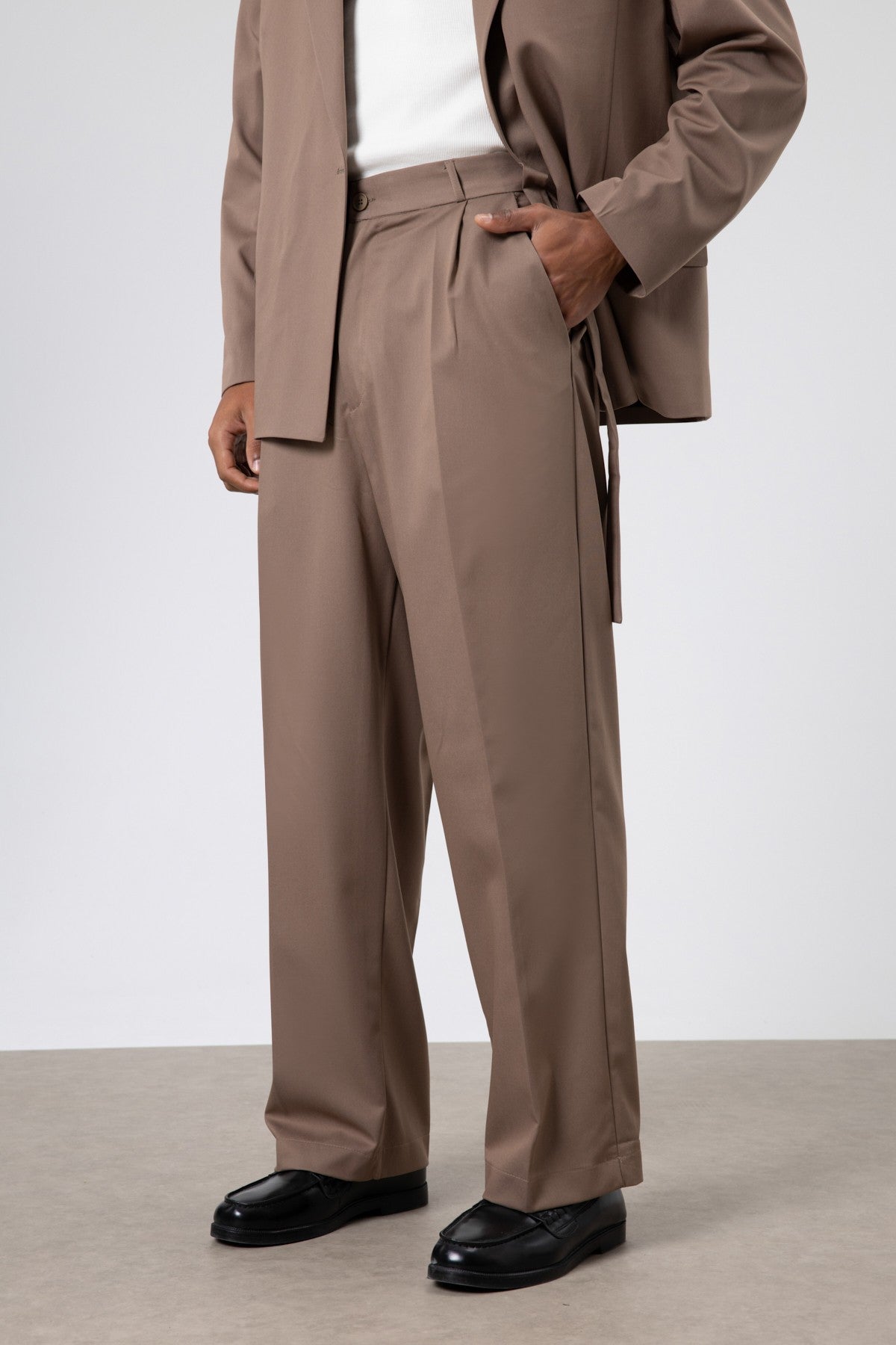 Oversized Belted Suit