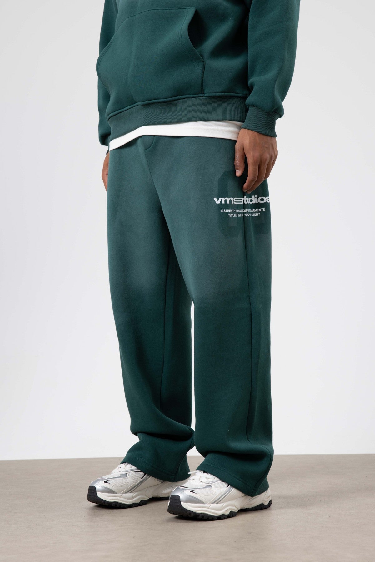 Oversized Printed Sweatsuit Set