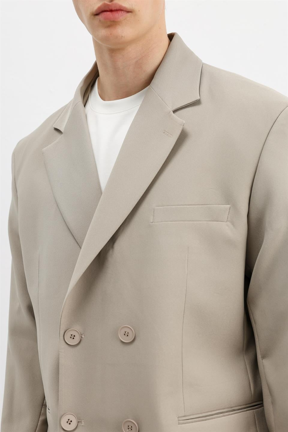 Oversized Double-Breasted Suit