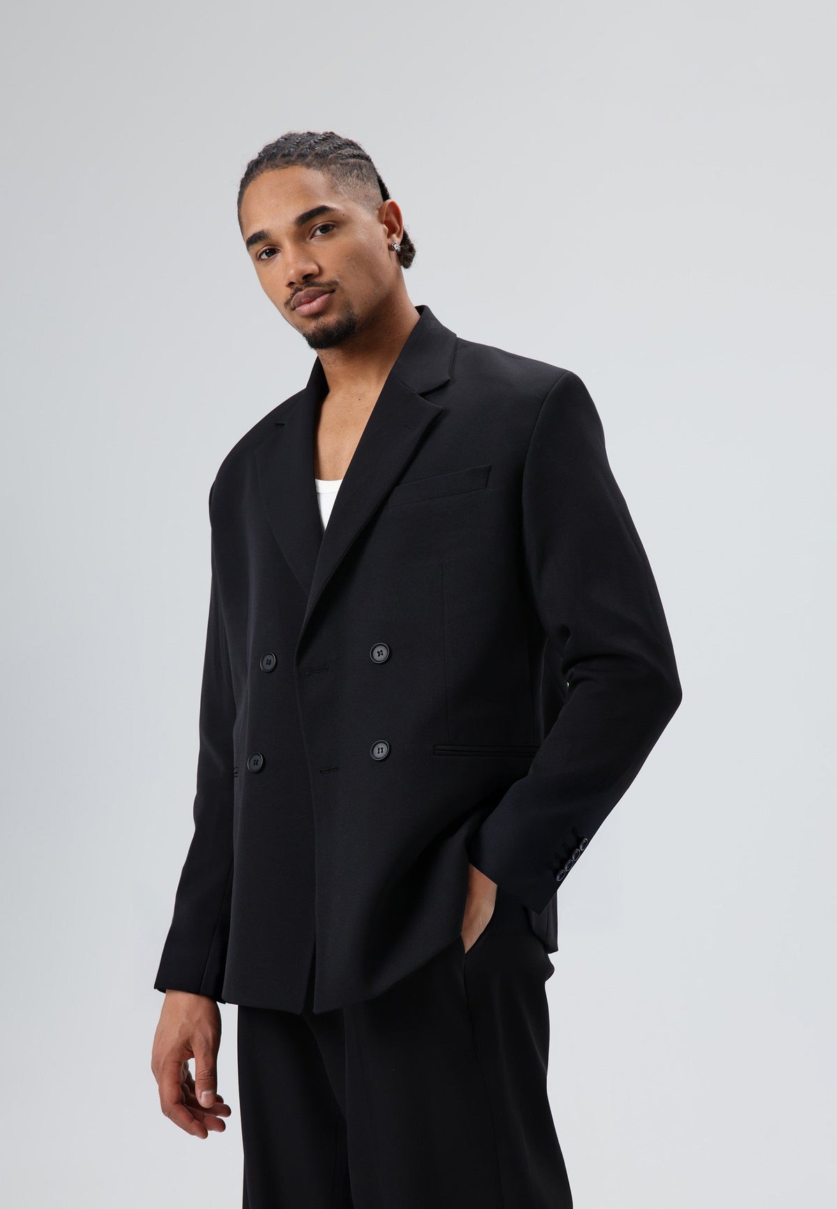Oversized Double-Breasted Suit