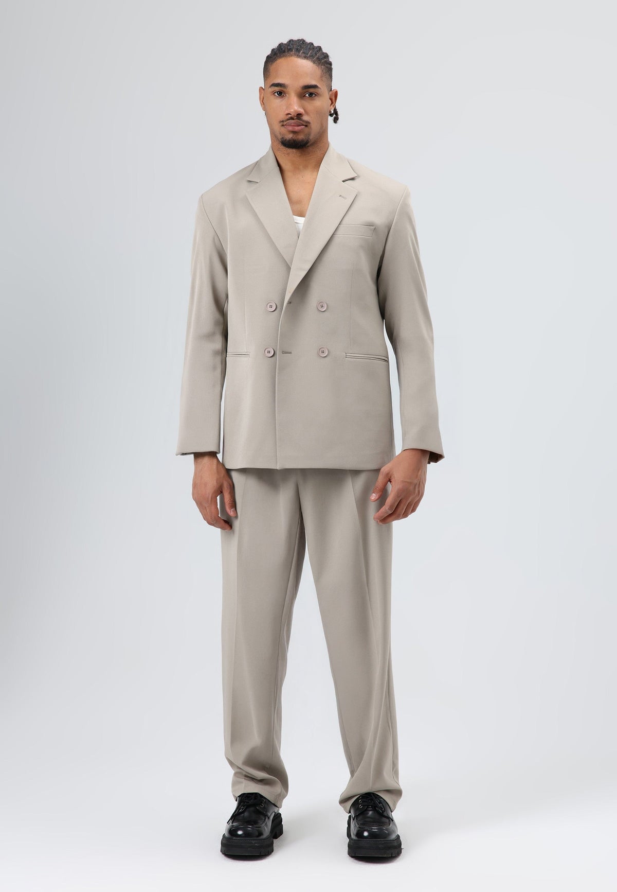 Oversized Double-Breasted Suit