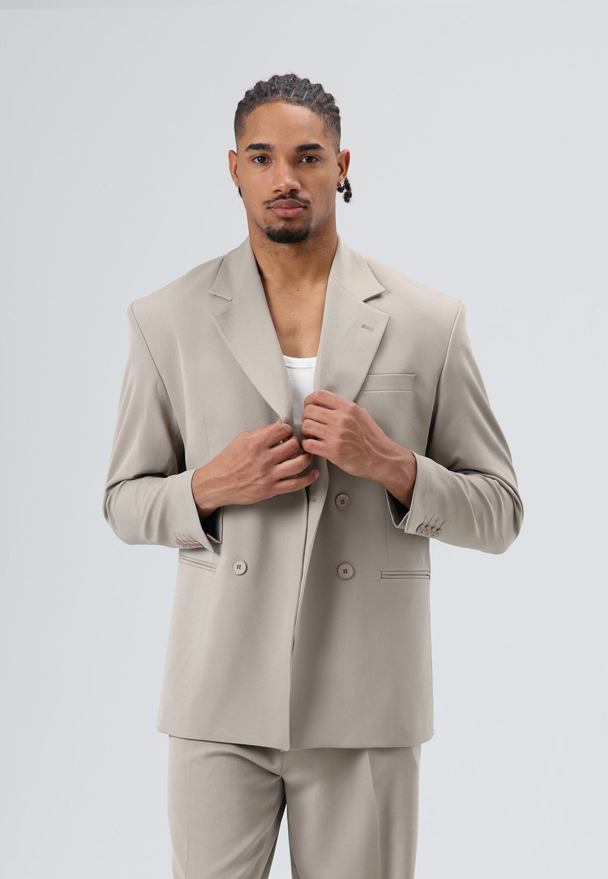 Oversized Double-Breasted Suit