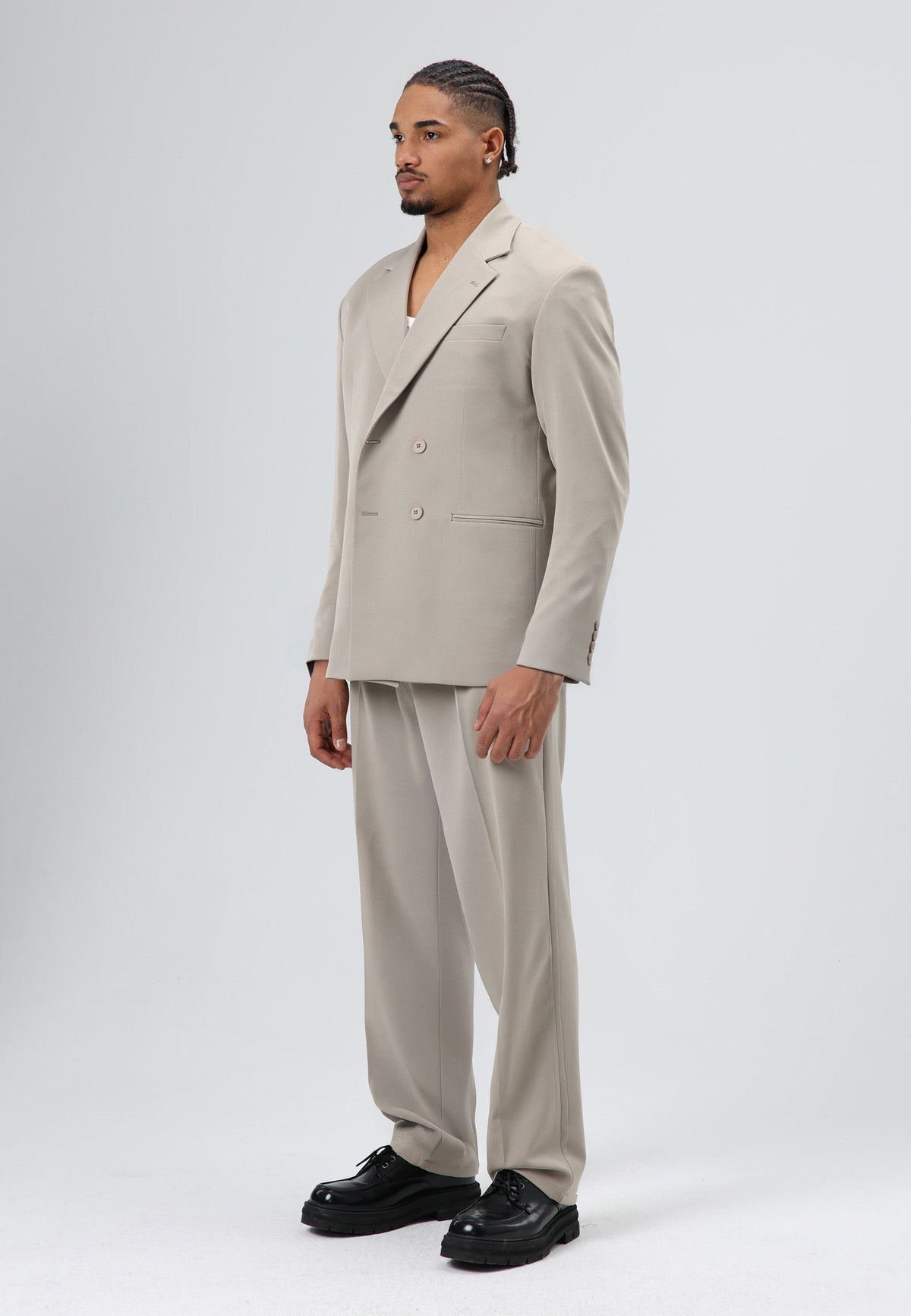 Oversized Double-Breasted Suit