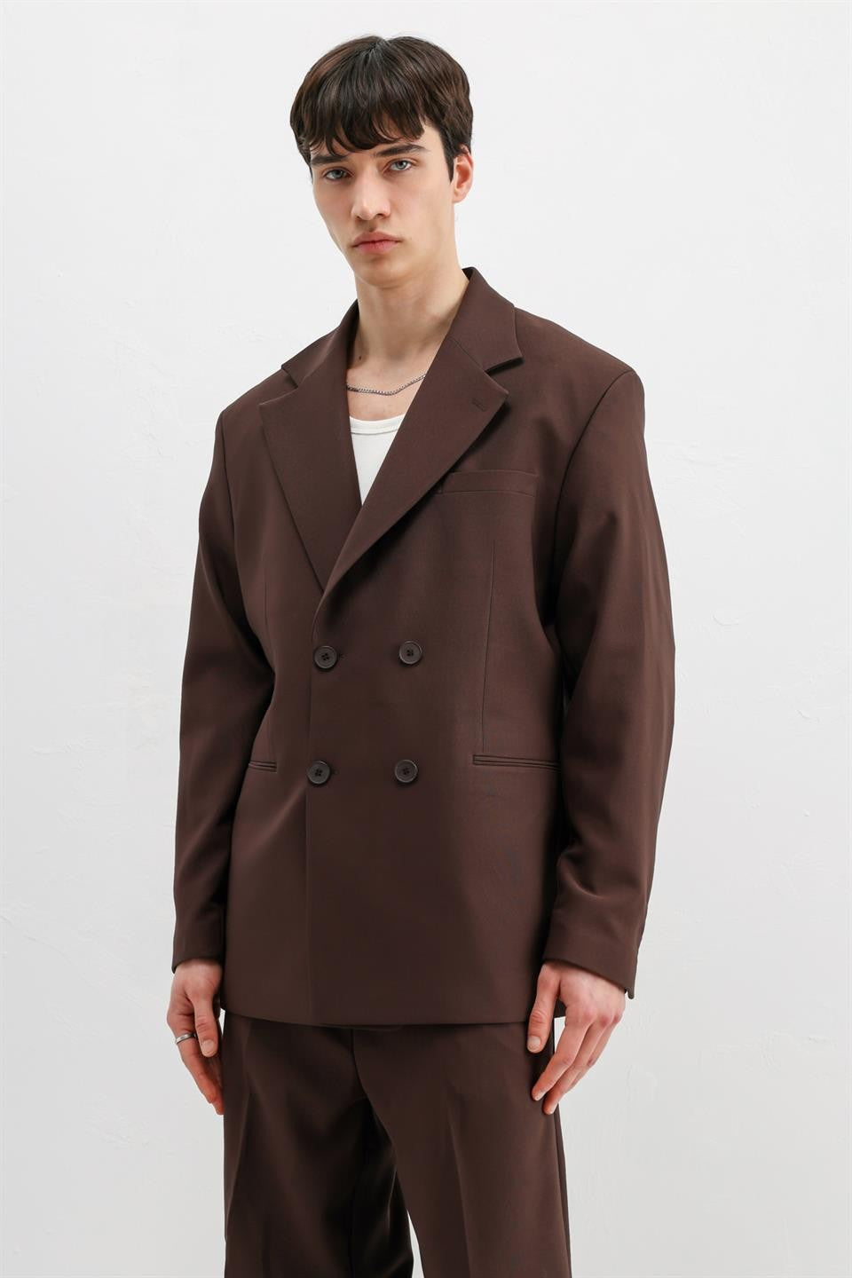 Oversized Double-Breasted Suit