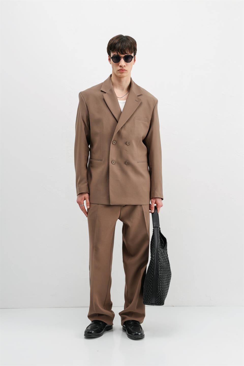Oversized Double-Breasted Suit