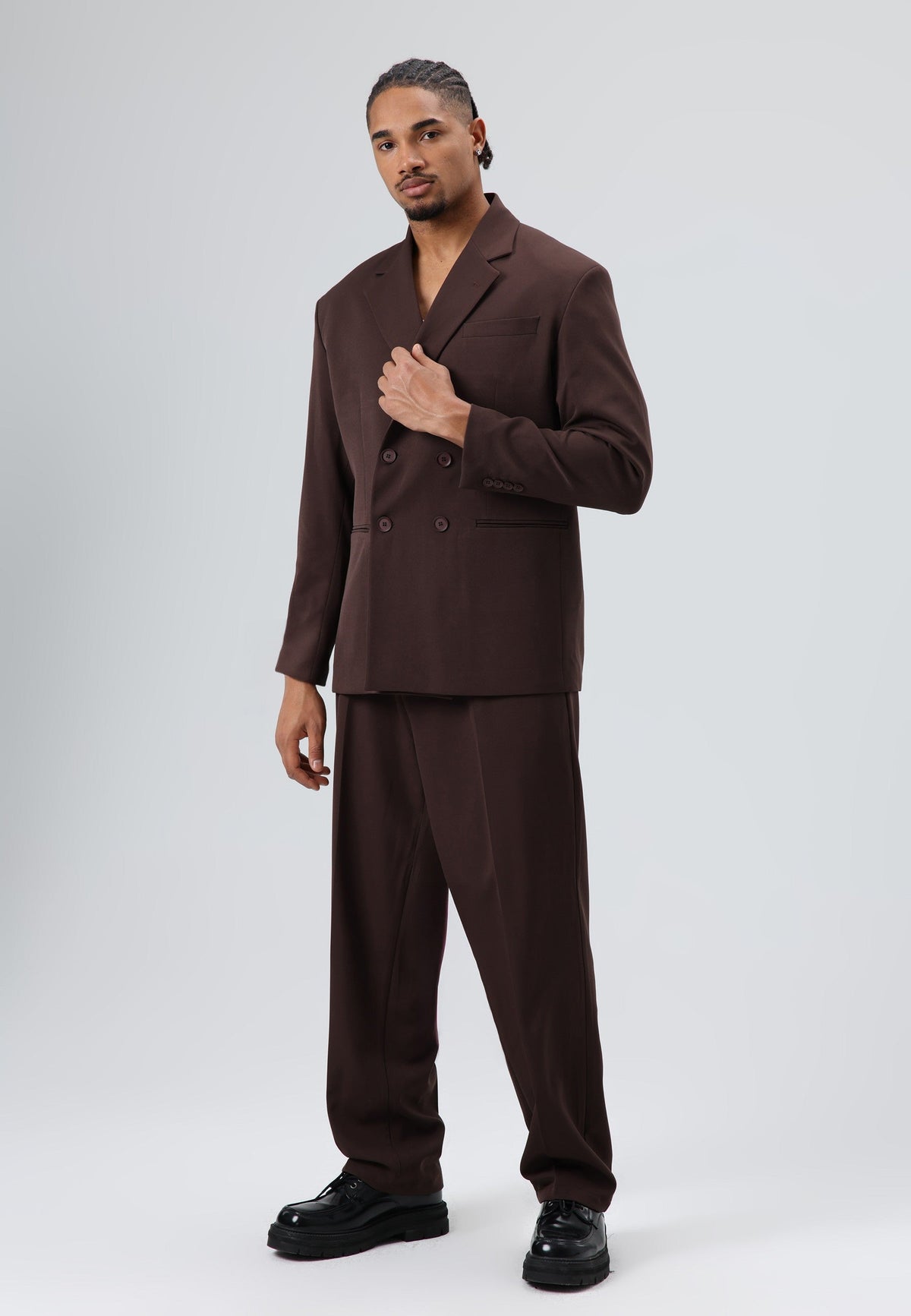 Oversized Double-Breasted Suit
