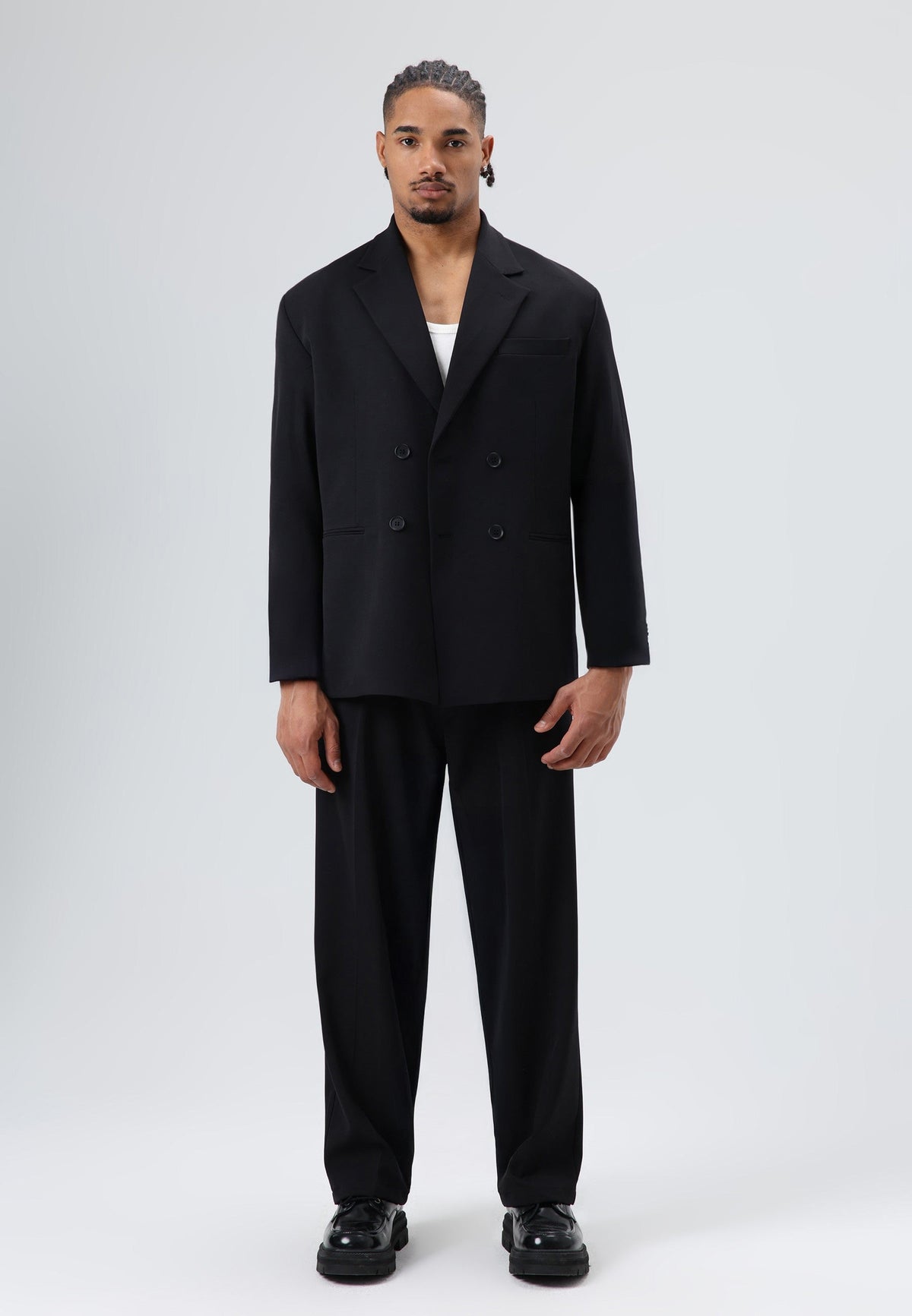 Oversized Double-Breasted Suit