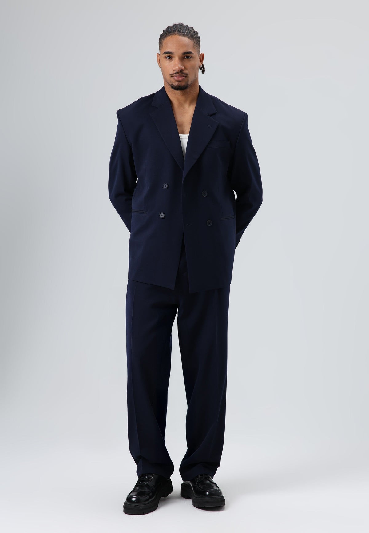 Oversized Double-Breasted Suit