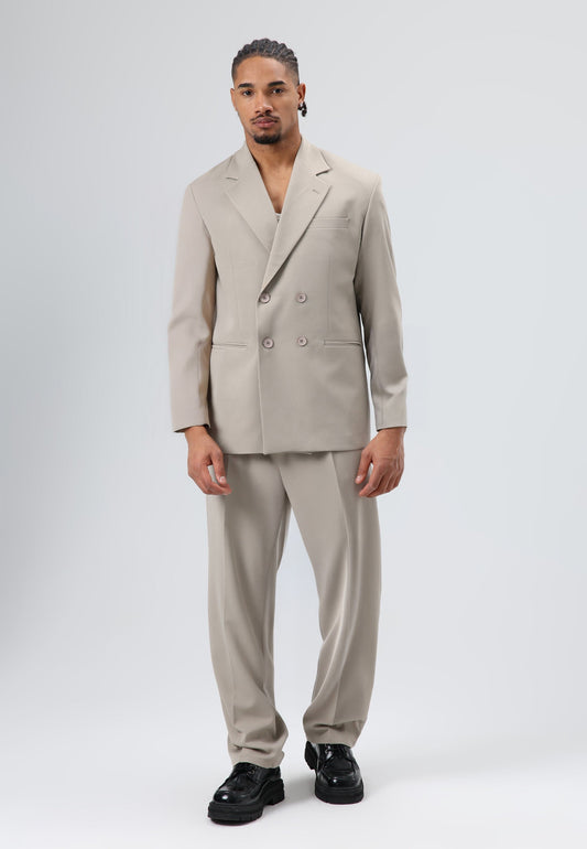 Oversized Double-Breasted Suit