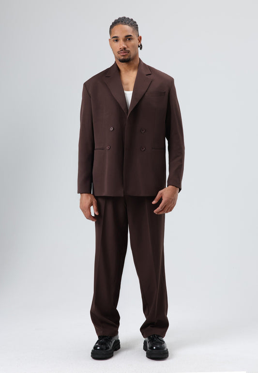 Oversized Double-Breasted Suit