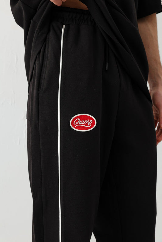 Oversized Champ-Printed Sweatsuit Set