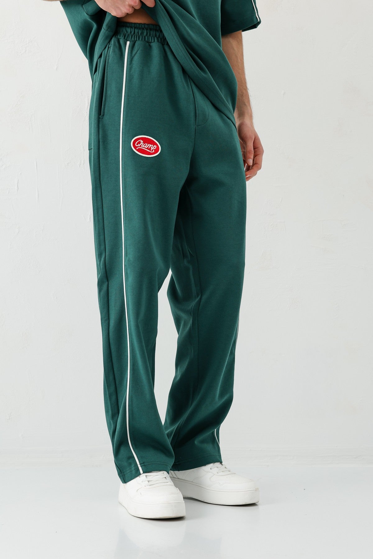 Oversized Champ-Printed Sweatsuit Set