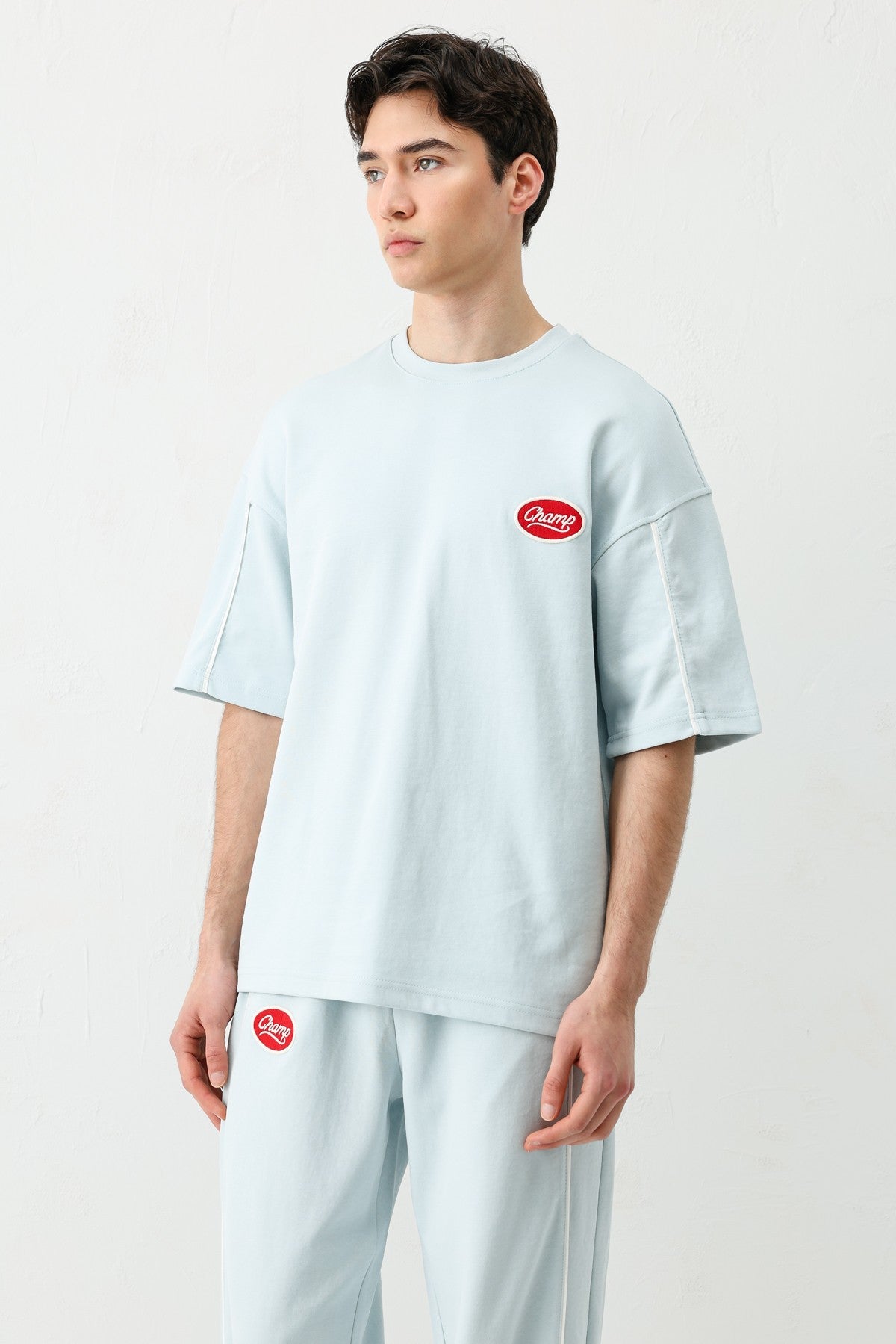 Oversized Champ-Printed Sweatsuit Set