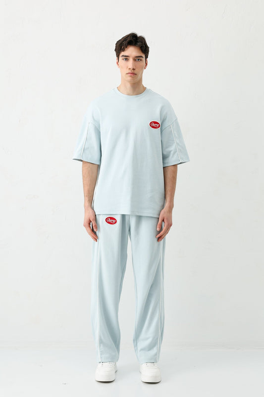 Oversized Champ-Printed Sweatsuit Set