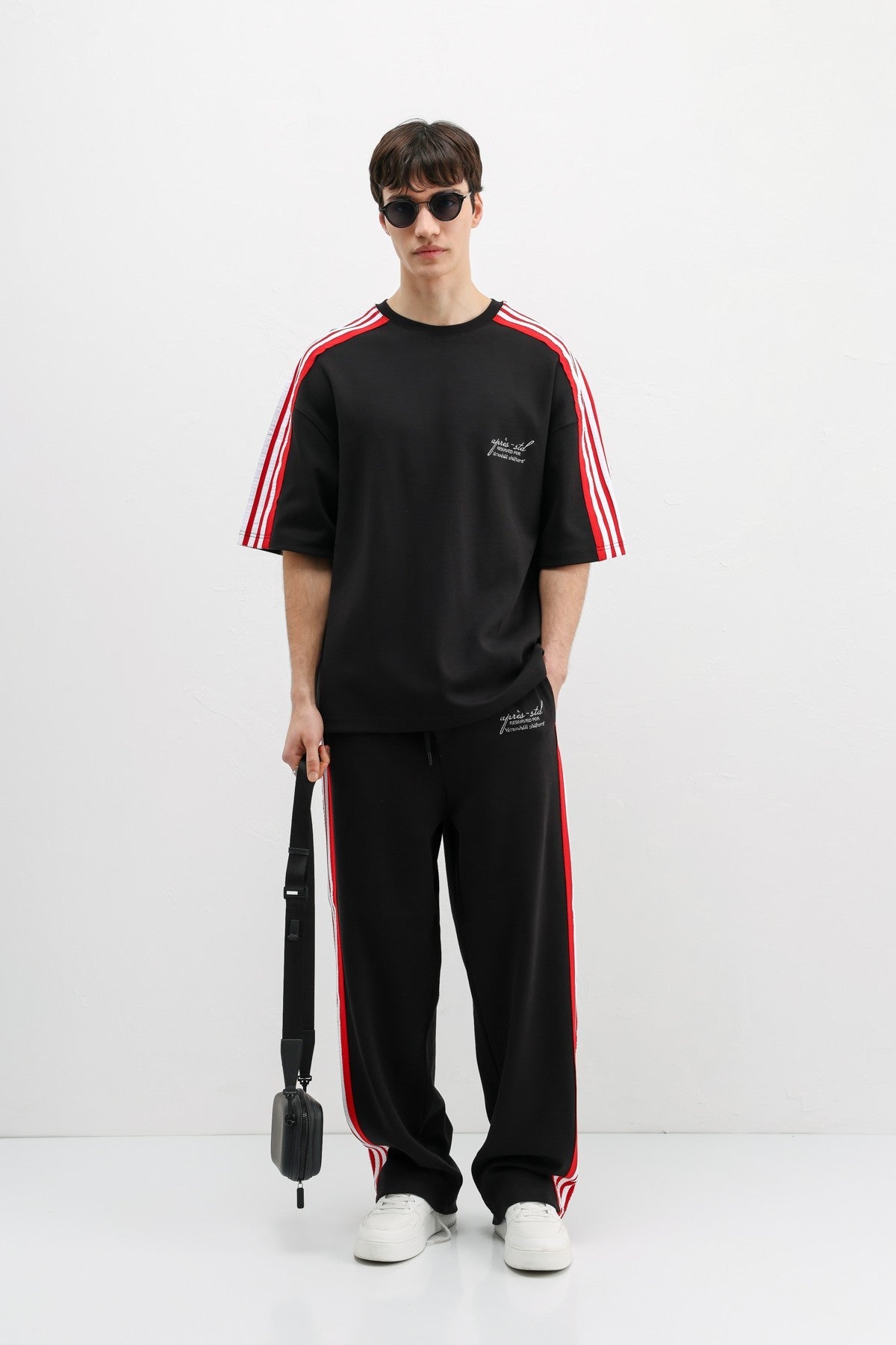 Oversized Printed Sweatsuit Set
