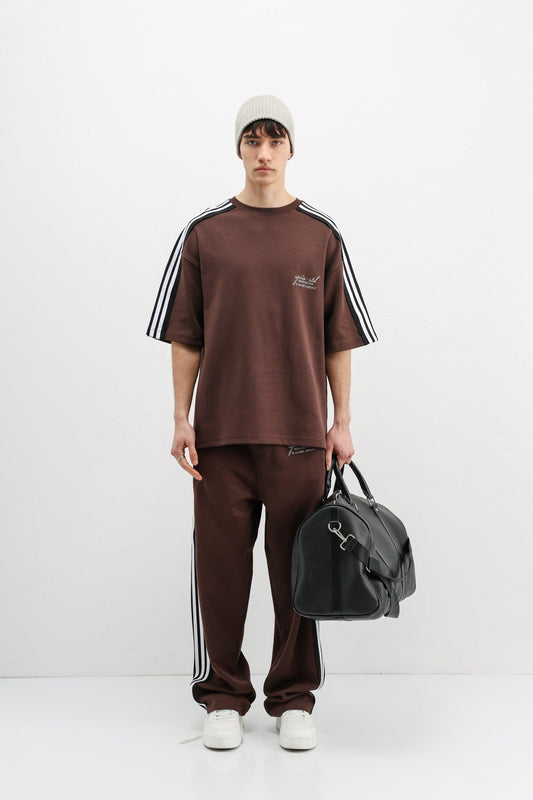 Oversized Printed Sweatsuit Set
