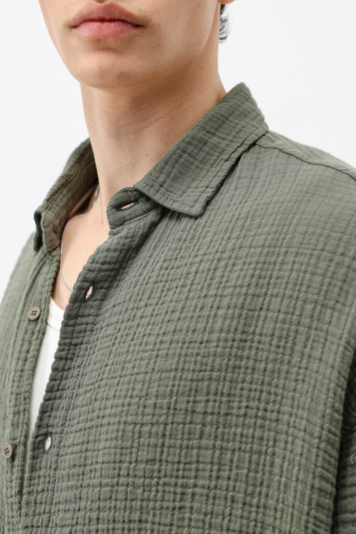 Muslin Fabric, Relaxed Fit Linen Set