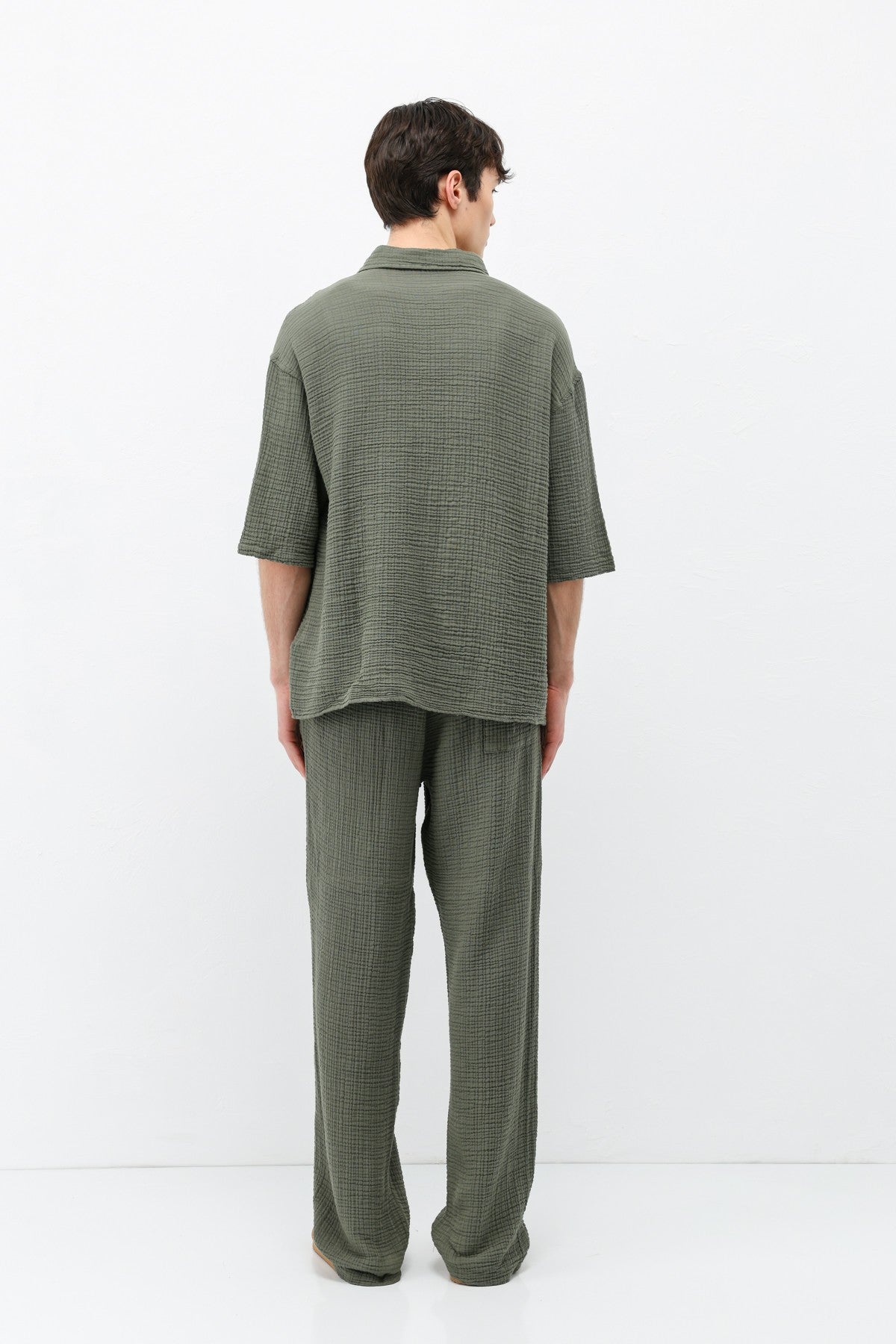 Muslin Fabric, Relaxed Fit Linen Set