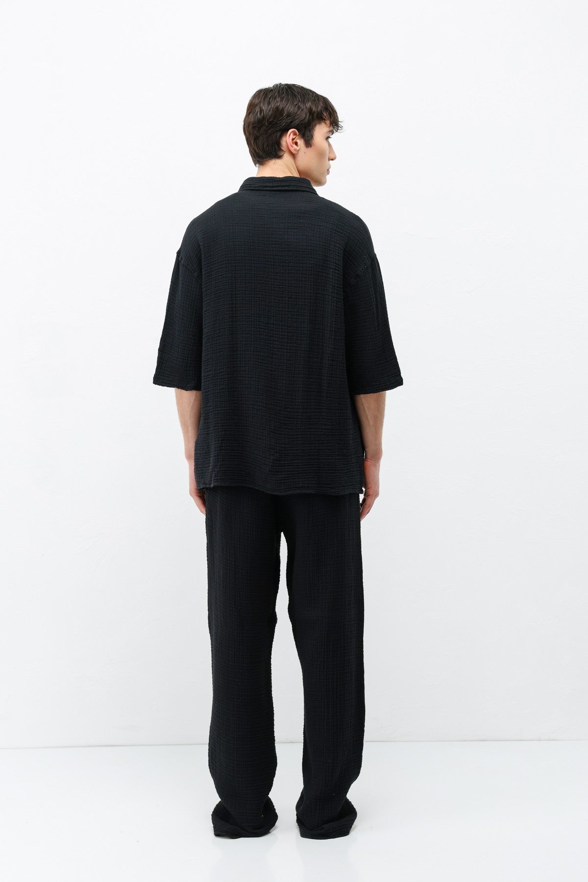 Muslin Fabric, Relaxed Fit Linen Set