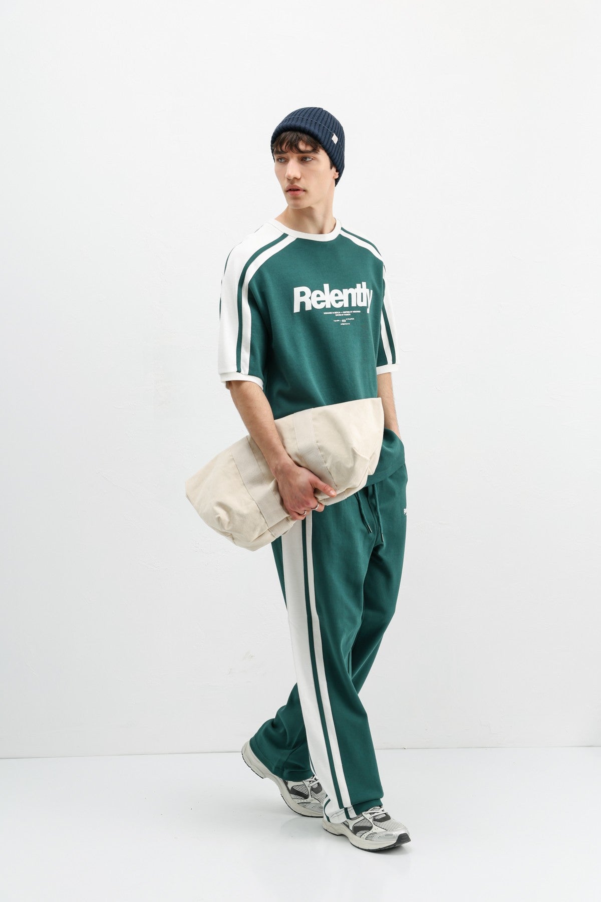 Oversized Printed Sweatsuit Set