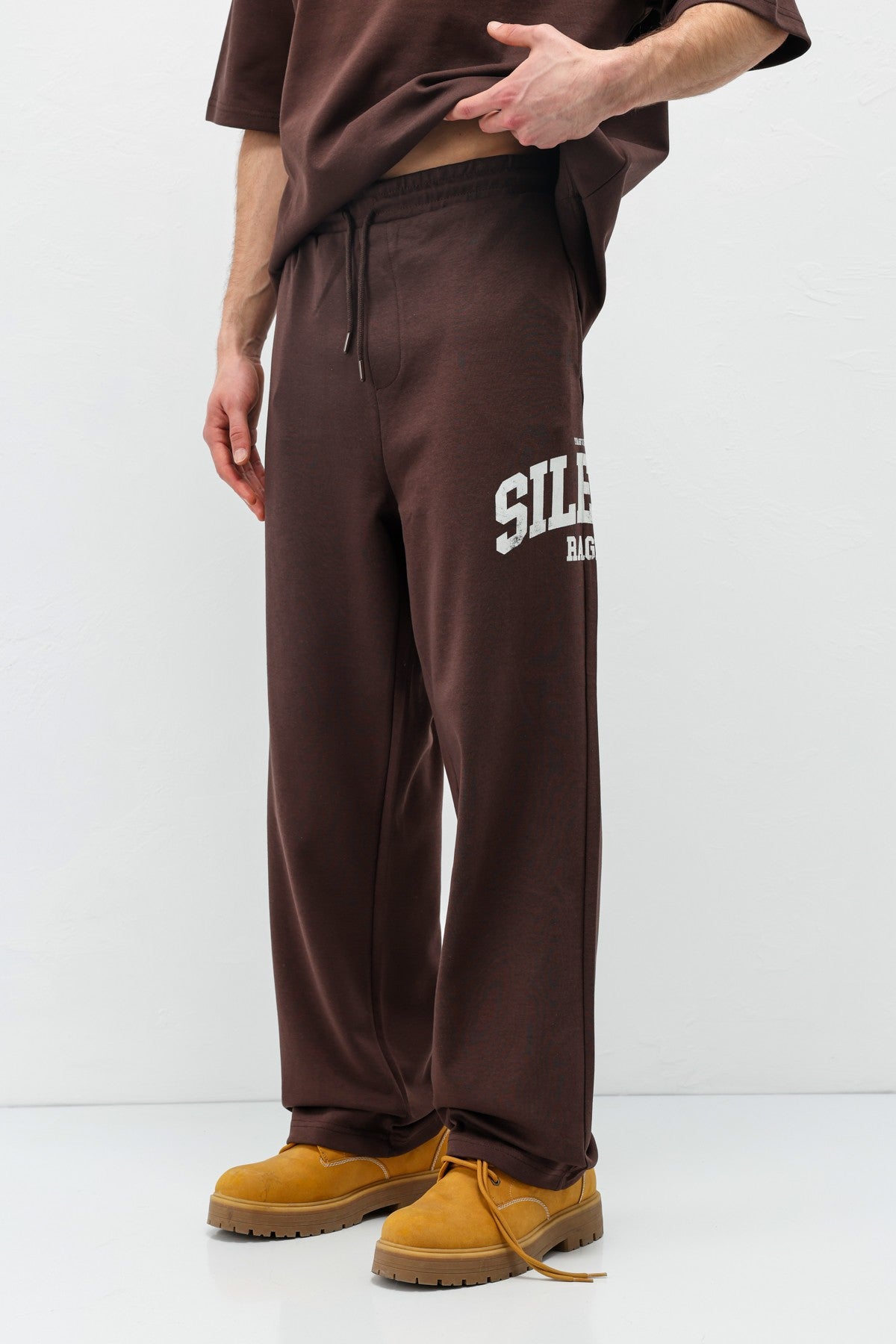 Oversized Printed Sweatsuit Set V90-27