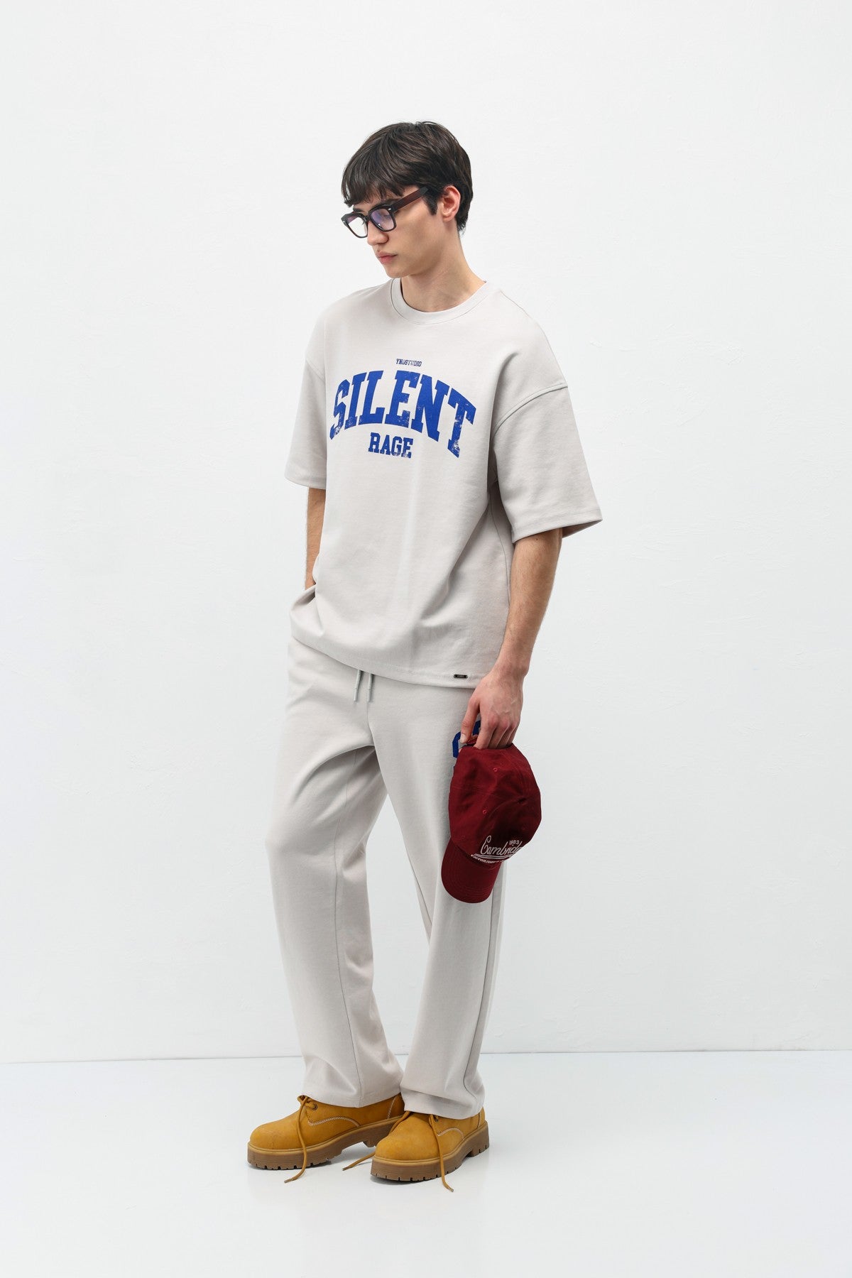 Oversized Printed Sweatsuit Set V90-27