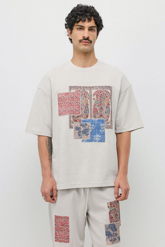 Oversized Printed Sweatsuit Set
