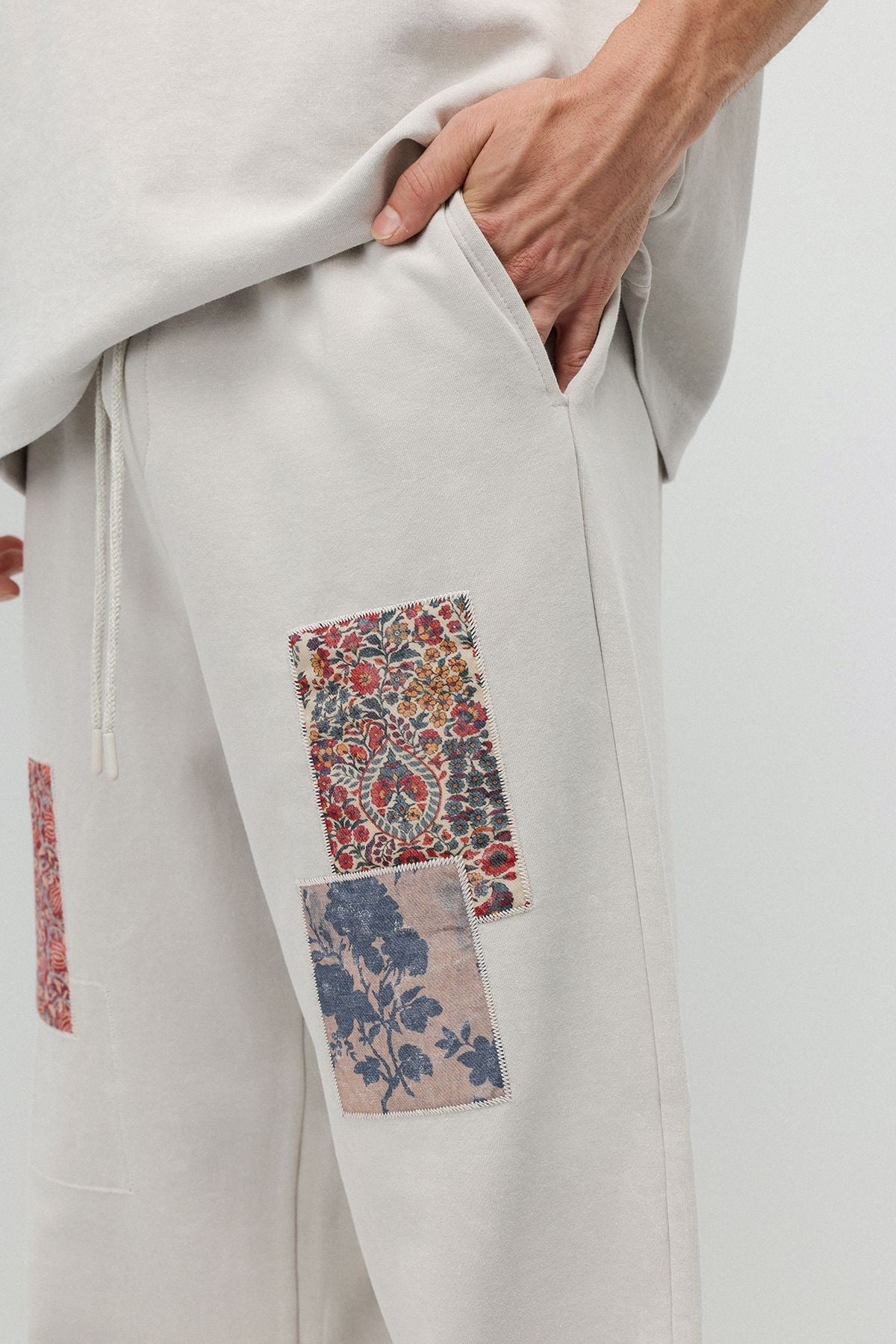 Oversized Printed Sweatsuit Set