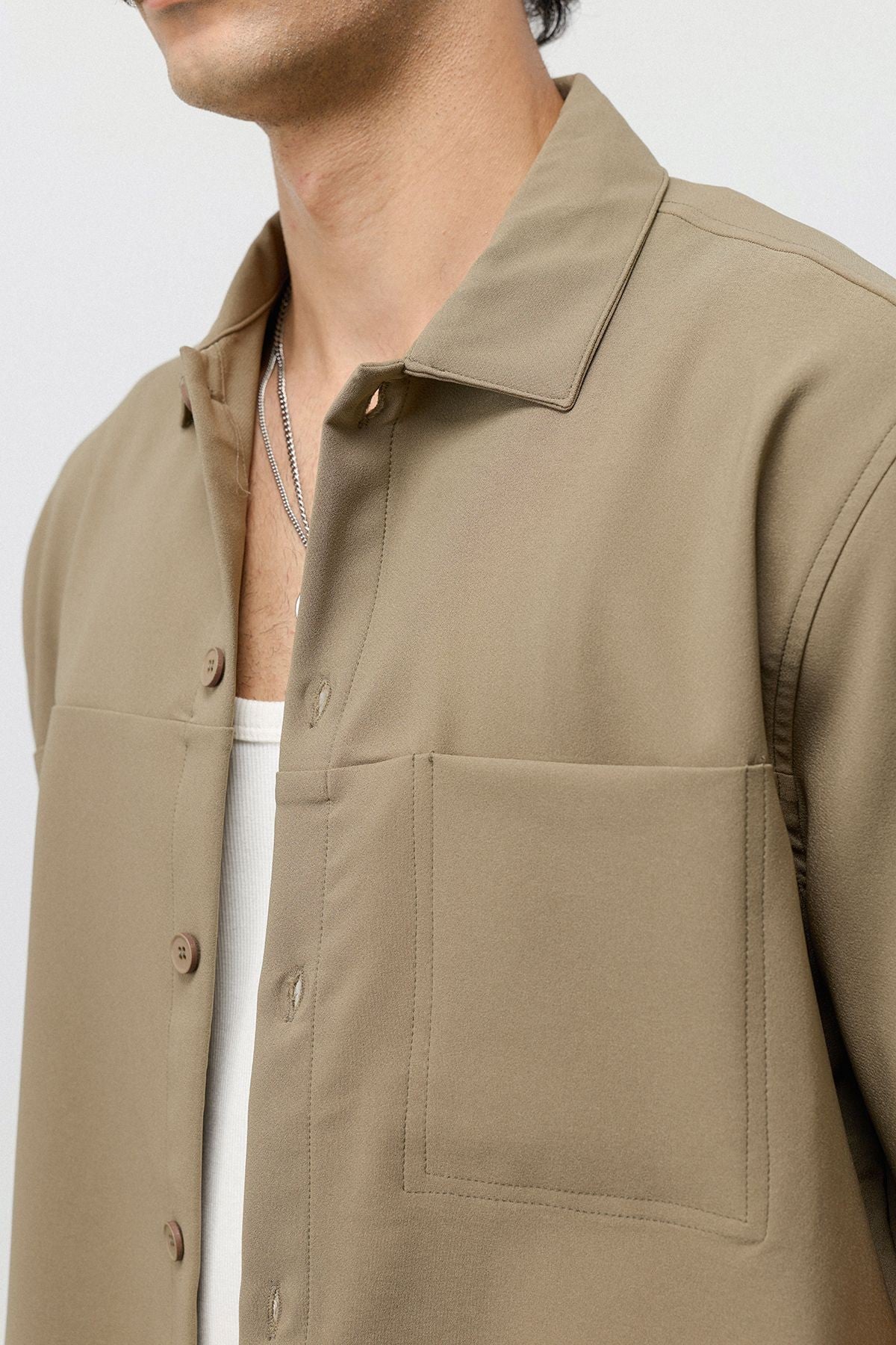 Relaxed-Fit Oversized Shirt and Pants Set