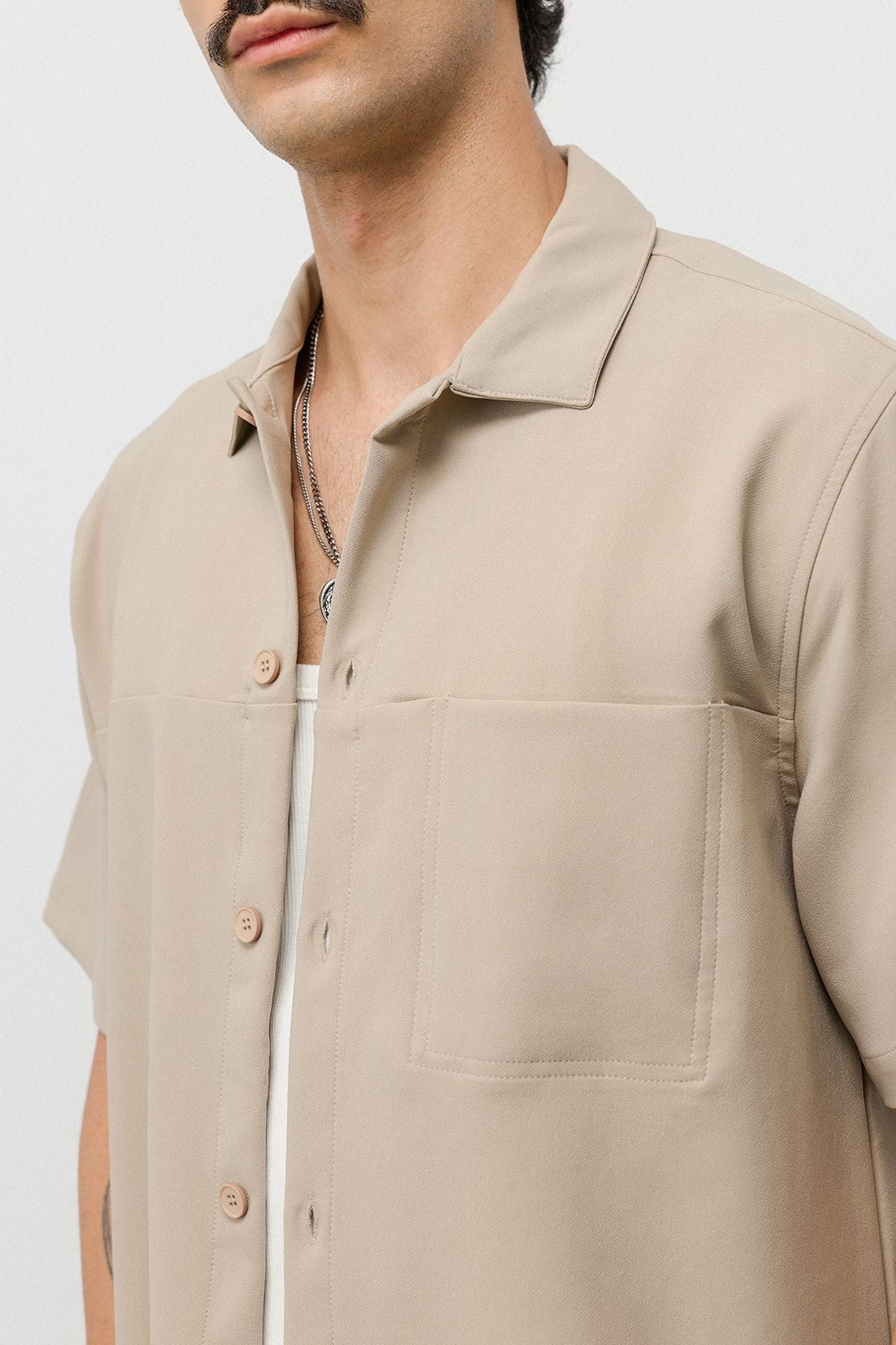 Relaxed-Fit Oversized Shirt and Pants Set