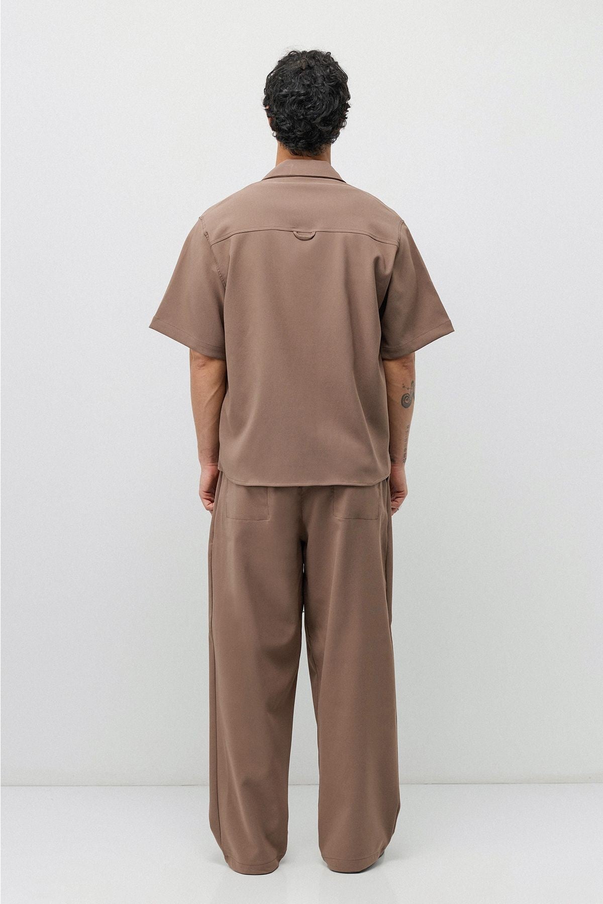 Relaxed-Fit Oversized Shirt and Pants Set