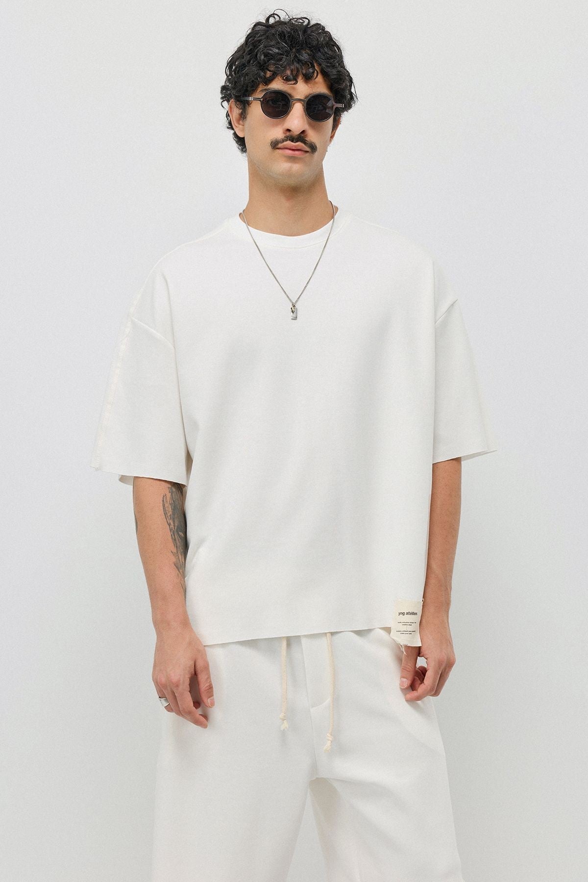 Oversized T-Shirt and Shorts Set (Pre-Washed)