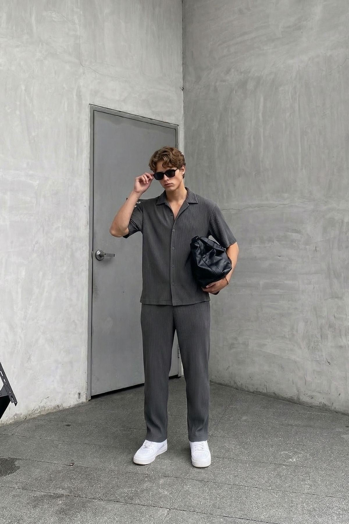Oversized Shirt with Cuffs