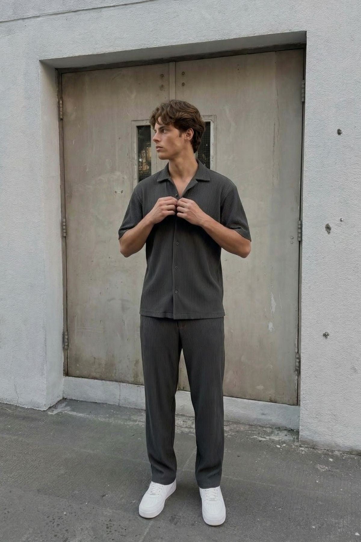 Oversized Shirt with Cuffs