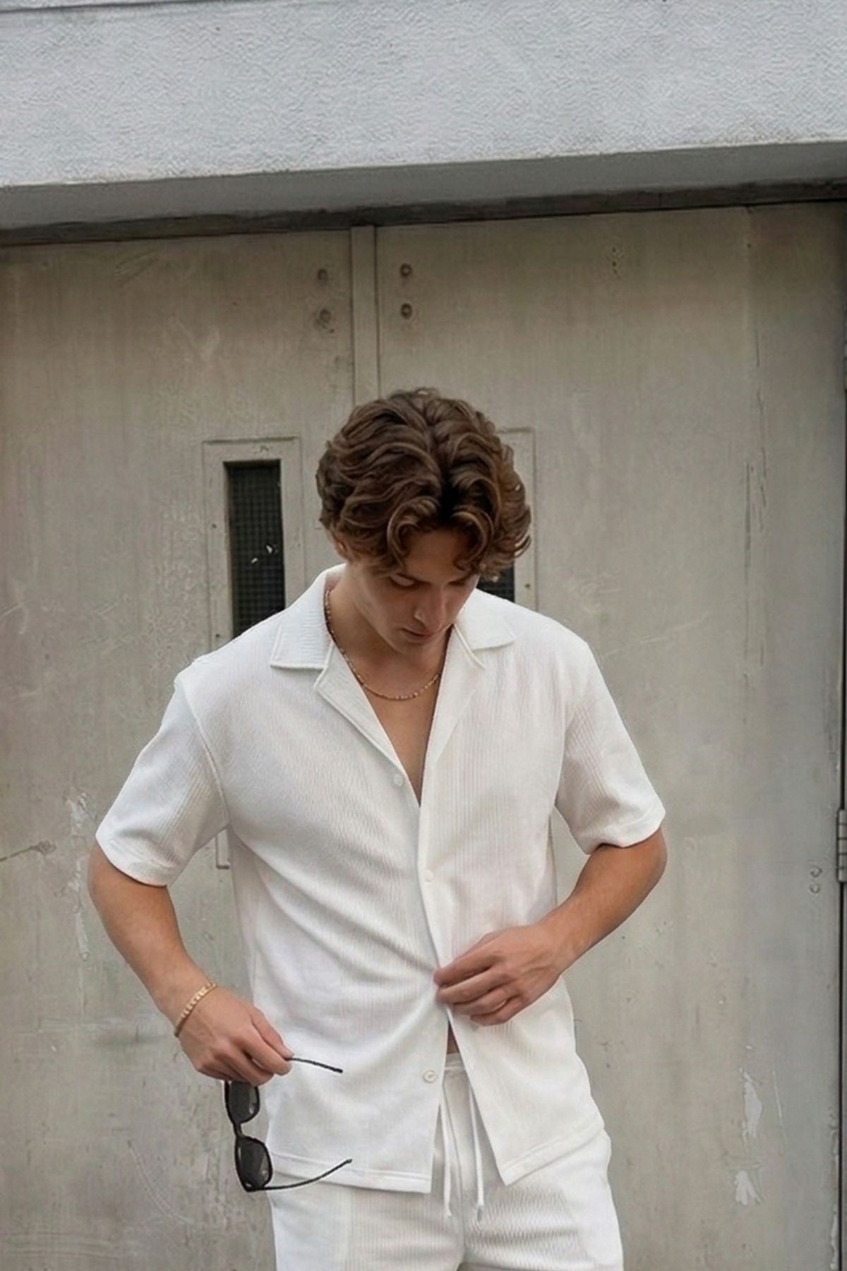 Oversized Shirt with Cuffs